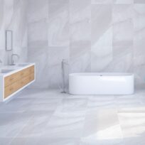 Dazzle Bianco Sugar Lappato Finish Rectified Porcelain Floor Tile 6698