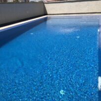 Coral Sea Blue Spanish Polyurethane Cord Glass Pool Mosaic 7101