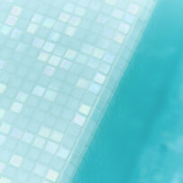 Pearl White Spanish Polyurethane Cord Glass Pool-Mosaic 7163