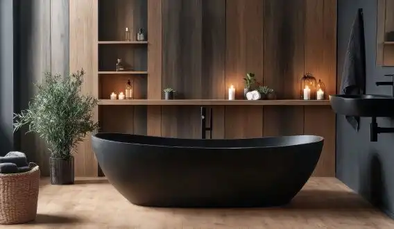 Accent Wall In Bathroom