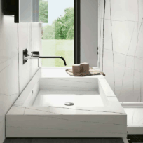 Sahara Noir White Italian Marble Look  Polished Rectified Porcelain Wall & Floor Panel |Slab 3266