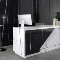 Sahara Noir Black Italian Marble Look Polished Rectified Porcelain Wall & Floor Panel | Slab 3268