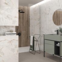 Pisa Gold Marble Look Polished Rectified Spanish Porcelain Tile 3547