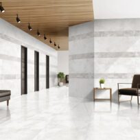 Luxor Bianco Cement Look Rectified Honed Finish Porcelain Tile 3699