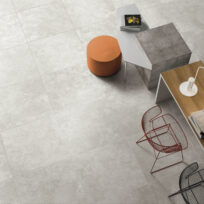 Starry Limestone White Anti Slip Rectified Porcelain Tile 3850