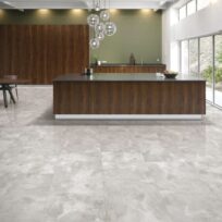 Luxor Grey Honed Concrete Look Rectified Porcelain Tile 3496