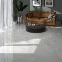 Sardony White Spanish Marble Look Matt Finish Rectified Porcelain Floor Tile 3233
