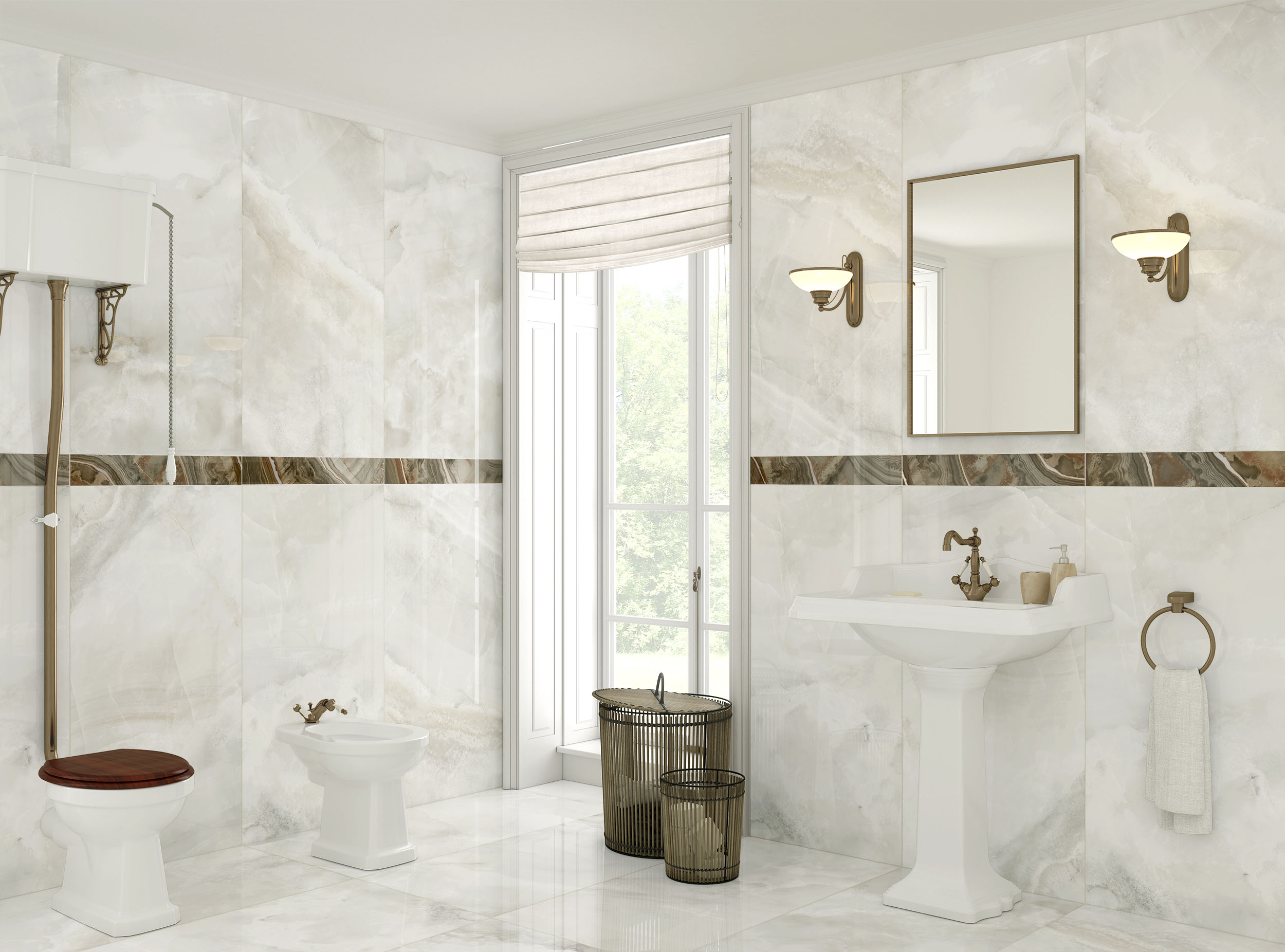 Sardony White Spanish Marble Look Matt Finish Rectified Porcelain Floor Tile 3233