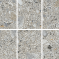 Breccia Brown Terrazzo Look In/Out Rectified Porcelain Tile 3969