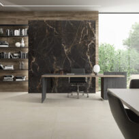 Lux Laurants Brown Marble Look Polished Rectified Spanish Porcelain Tile 3845