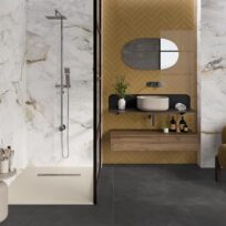 Pisa Gold Marble Look Honed Rectified Spanish Porcelain Tile 4273