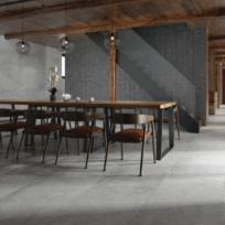 Yosemite Light Grey Stone Look In/Out Rectified Porcelain Tile 4449