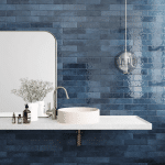 Bricks Ocean Gloss Spanish Irregular Edge Porcelain Subway Tile 4417