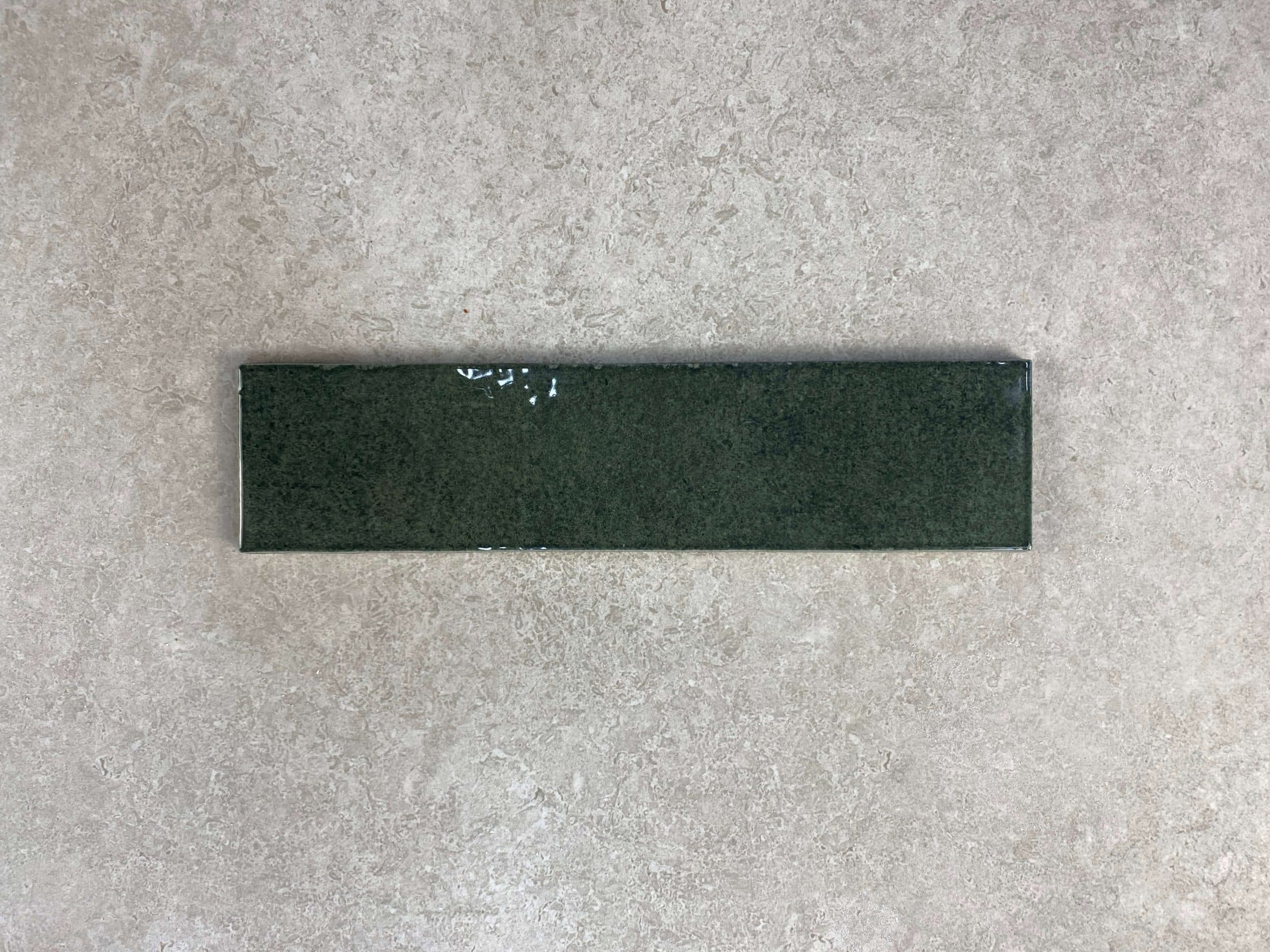 Bricks Green Gloss Spanish Porcelain Tile 4415