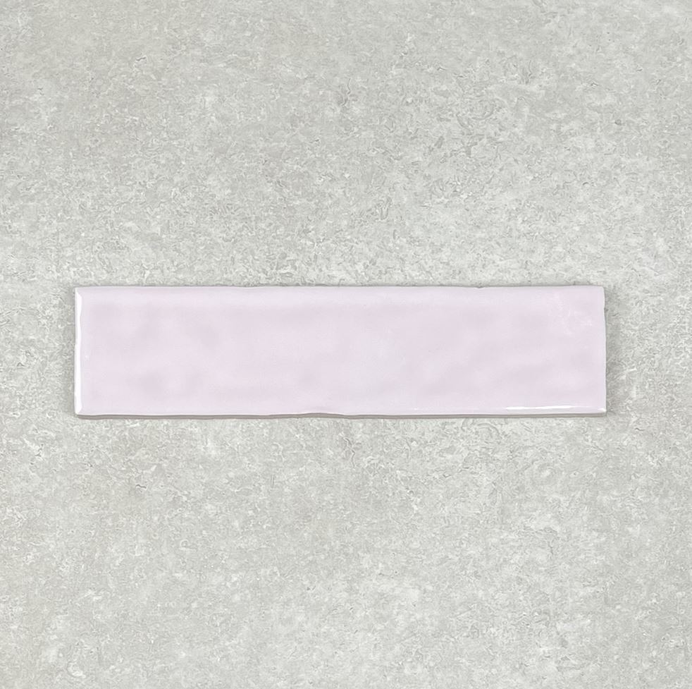 New England Baby Pink Gloss Ceramic Subway Wall Tile 4603