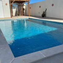 Phiphi Blue Spanish Polyurethane Cord Glass Pool-Mosaic 75760