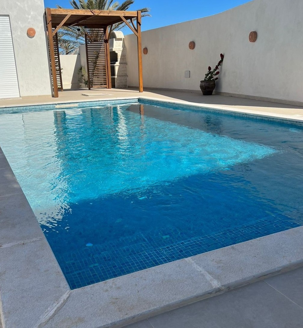 Phiphi Blue Spanish Polyurethane Cord Glass Pool-Mosaic 75760