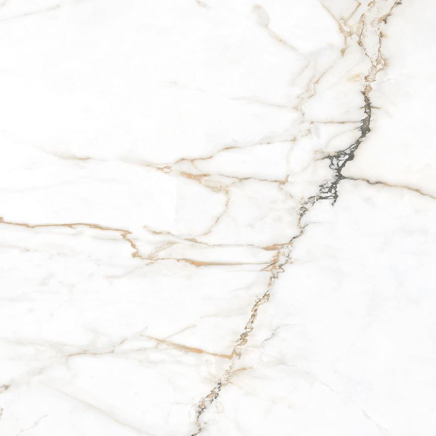 Torano White Marble Look Polished Spanish Rectified Porcelain Tile 4382