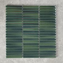 Green Gloss Small Kit Kat Fingers Porcelain Mosaic 7722