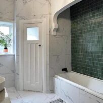 Green Gloss Small Kit Kat Fingers Porcelain Mosaic 7722