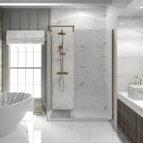 Torano White Marble Look Polished Spanish Rectified Porcelain Tile 4382