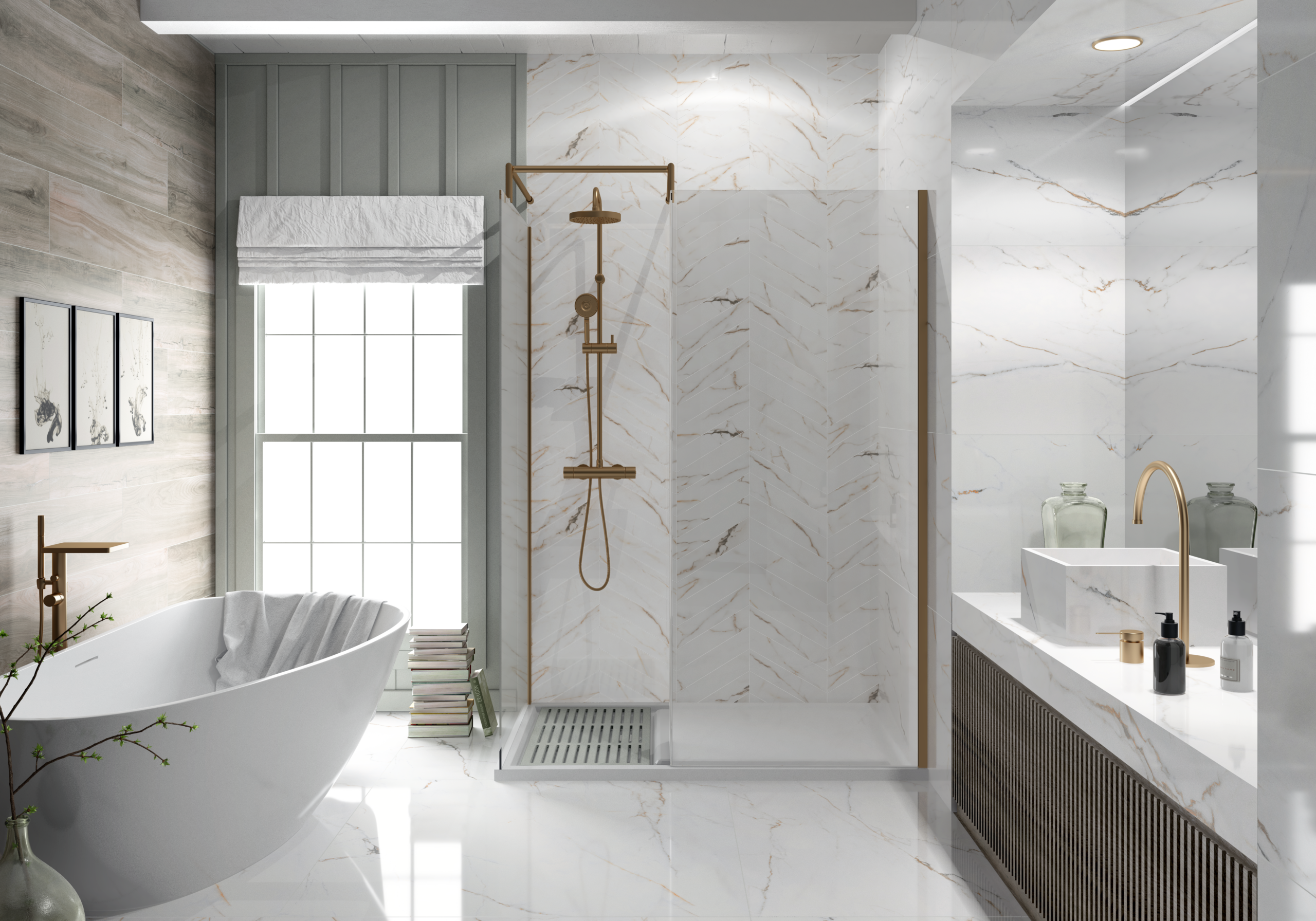 Torano White Marble Look Polished Spanish Rectified Porcelain Tile 4382