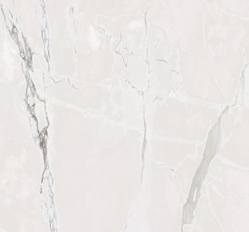 White Marble Look Gloss Rectified Ceramic Wall Tile 4520