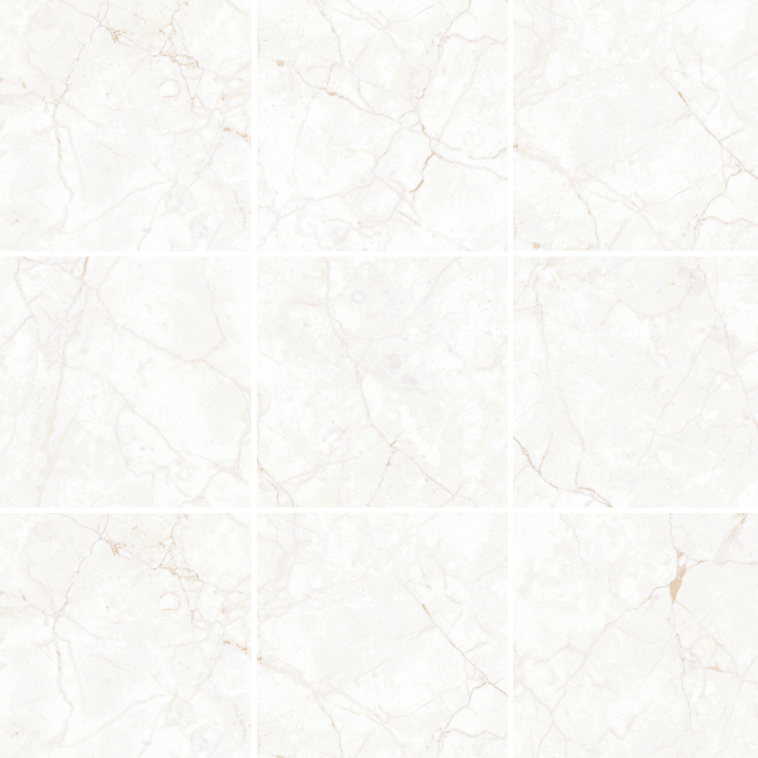 Latte Cream Marble Look Gloss Rectified Ceramic Wall Tile 4706