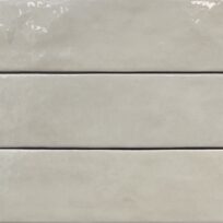 Bricks Off White Gloss Spanish Irregular Edge Porcelain Subway Tile 4835