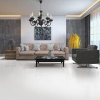 White Polished Nano Sealed Rectified Porcelain Tile 4770