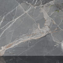 Thunder Clang Mid Grey Marble Look Polished Italian Porcelain Slab 4697