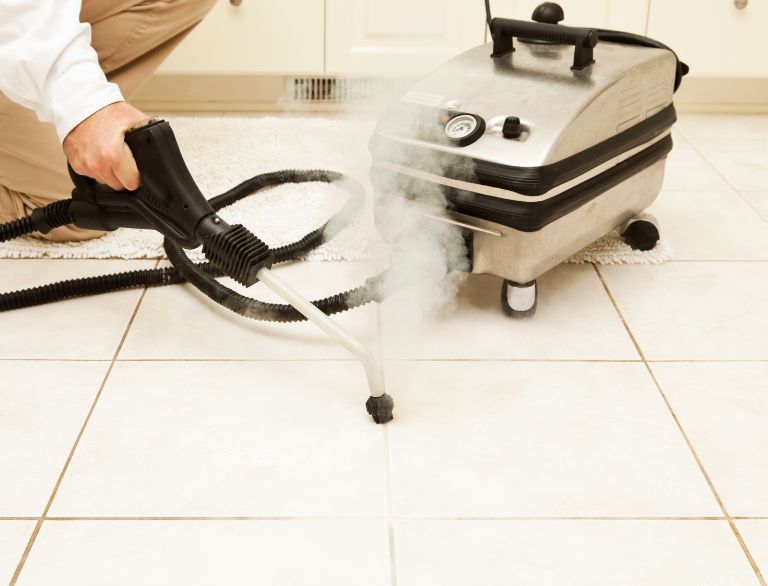 Steaming Bathroom Tiles