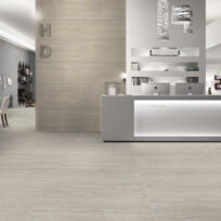 Classic Beige Travertine Look Vein Cut In/Out Finish Rectified Porcelain Tile 2441