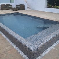 Oasis Blush Spanish Polyurethane Cord Glass Pool-Mosaic 7751