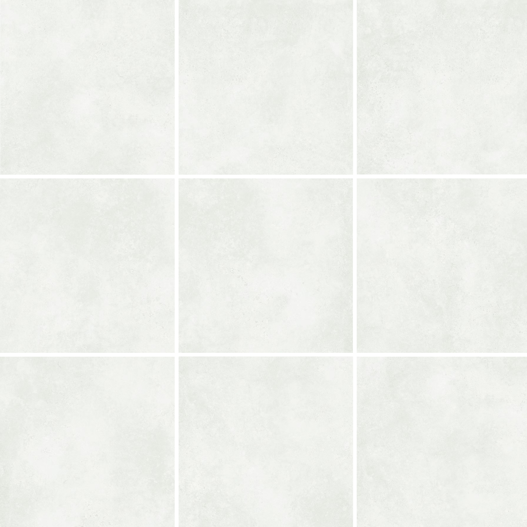 KonKrit White In/Out Concrete Look Rectified Porcelain Tile 2477