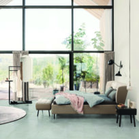 KonKrit White In/Out Concrete Look Rectified Porcelain Tile 2477