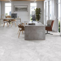 Cloud White Stone Look In/Out Matt Rectified Porcelain Tile 2402