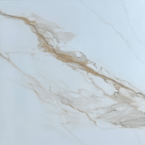 Gani White Marble Look Polished Rectified Porcelain Tile 2442