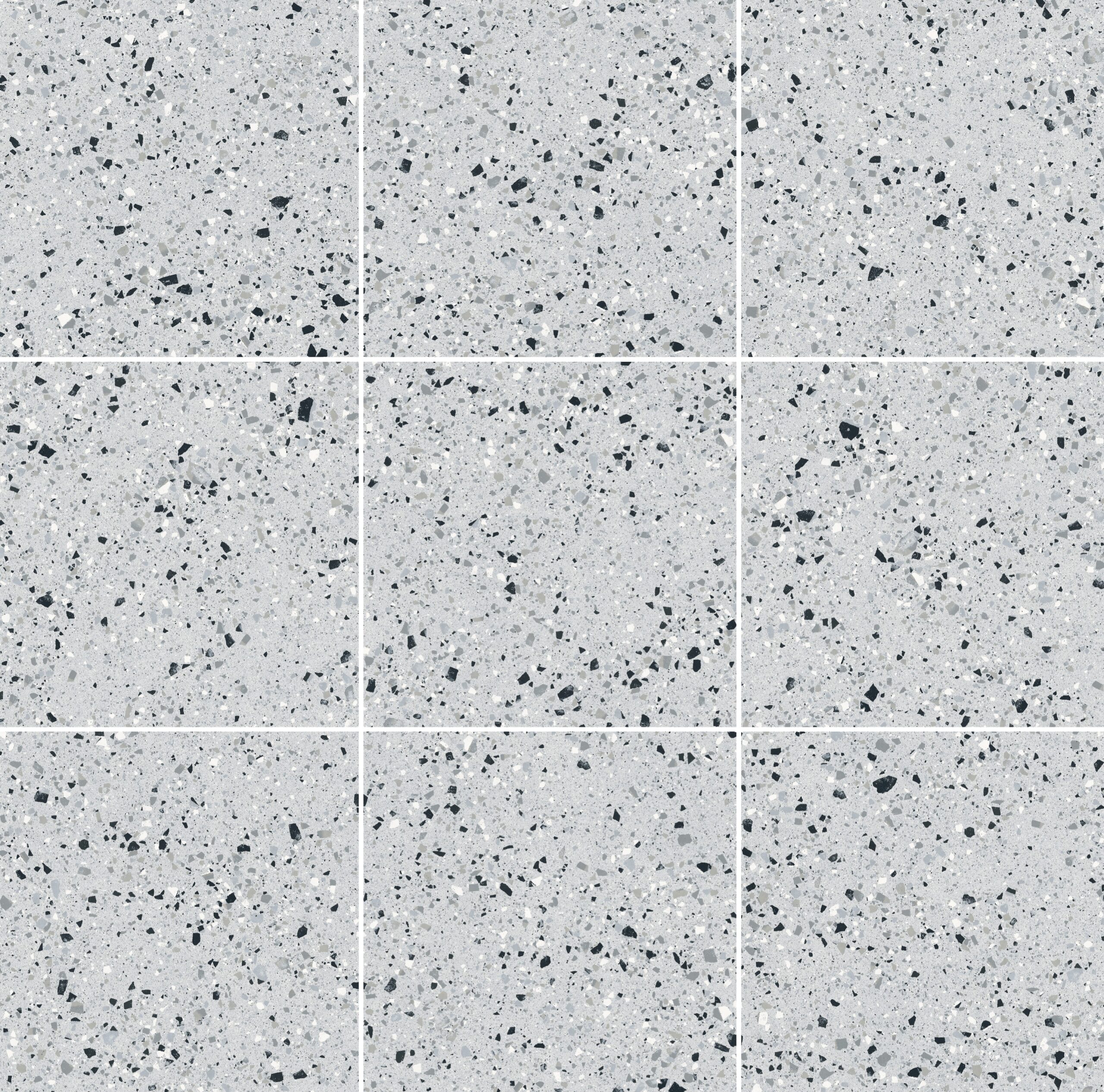Verona Grey Terrazzo Look Matt Rectified Porcelain Tile 2492