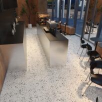 Verona Grey Terrazzo Look Matt Rectified Porcelain Tile 2492