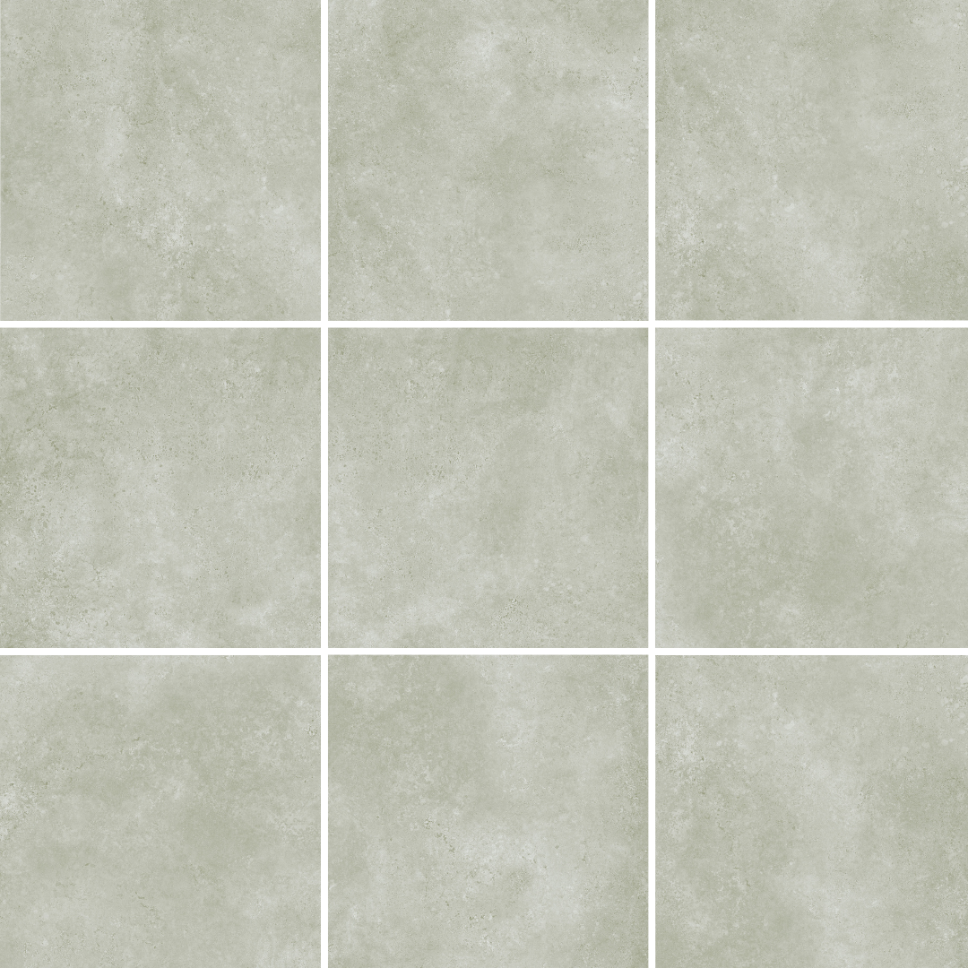 KonKrit Light Grey In/Out Concrete Look Rectified Porcelain Tile 2521