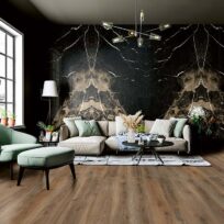 Pierre Noir Black Marble Look Polished Italian Porcelain Slab 4693