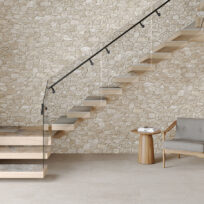 Elements Beige Stone Look 3D Effect Matt Spanish Rectified Porcelain Tile 2491