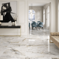 Pisa Gold Marble Look Matt Spanish Porcelain Slab 2301