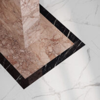 Breccia Pernice Marble Look Polished Italian Porcelain Slab 2498
