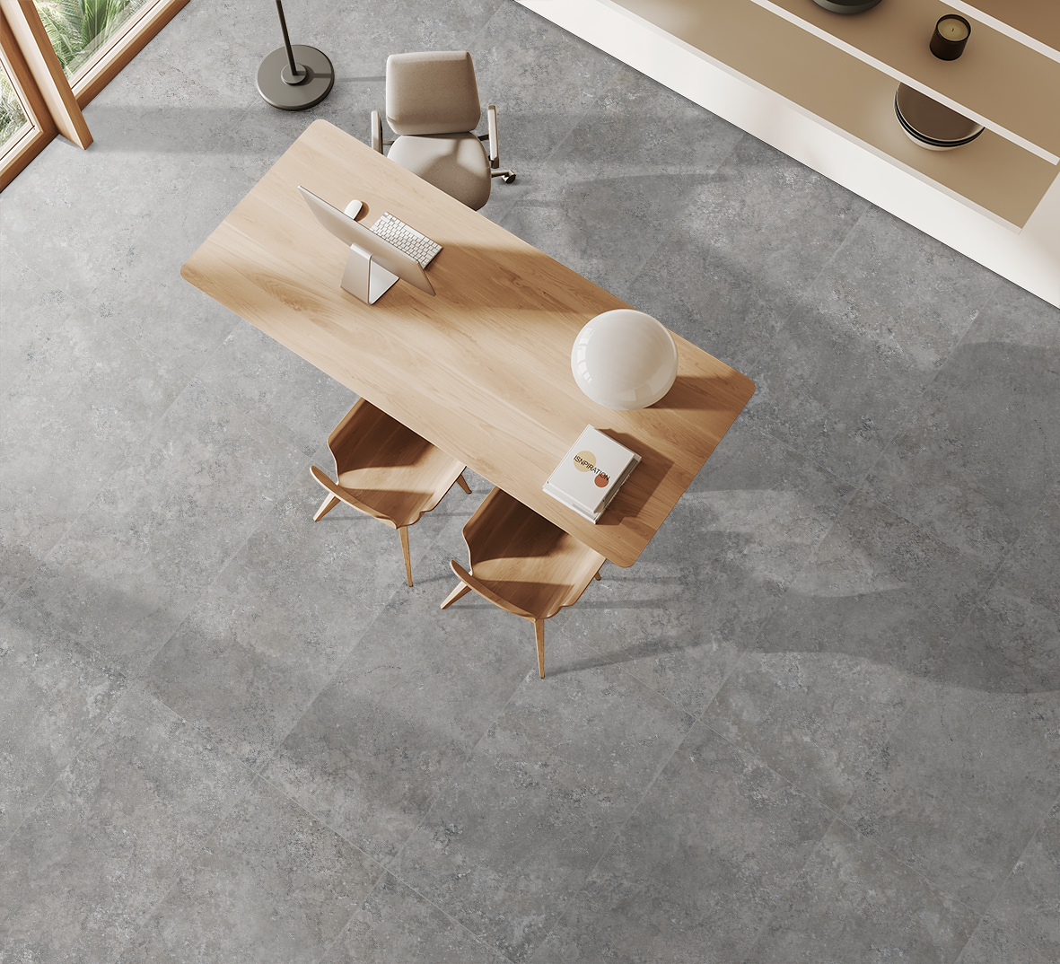 Cortona Grey Antislip Rectified Porcelain Tile 4939