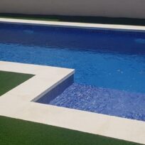 Royal Blue Spanish PVC Dot Mounted Glass Pool-Mosaic 7493