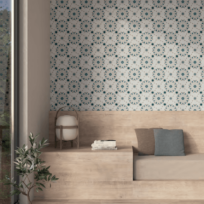 Memories Blue Deco Matt Spanish Porcelain Wall & Floor Tile 4963