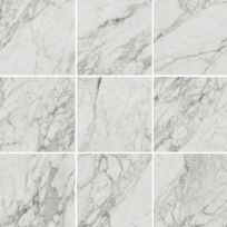 Alpine Carrara Marble Look Matt Finish Rectified Porcelain Tile 2566