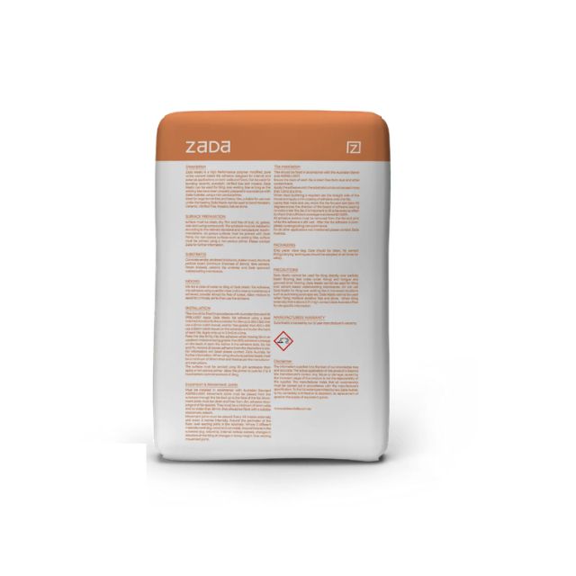20kg Zada Mastic White Non Slump Polymer Modified Cement Based Tile Adhesive – Silica Free 0910